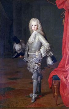 Louis I, Prince of The Asturias, King of Spain 1717. Artist: Michel-Ange Houasse