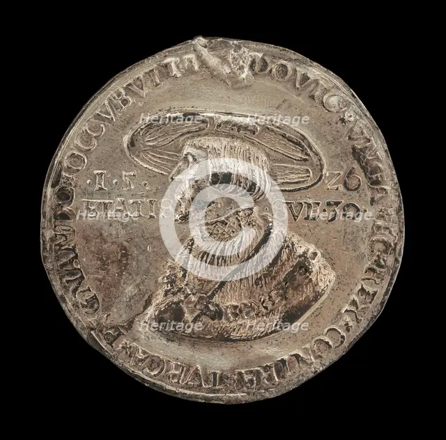 Louis II, 1506-1526, King of Hungary and Bohemia 1516 [obverse], 1526. Creator: Unknown.