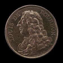 Louis II de Bourbon, 1621-1687, Prince de Condé [obverse], first half 18th century. Creator: Jean Dassier