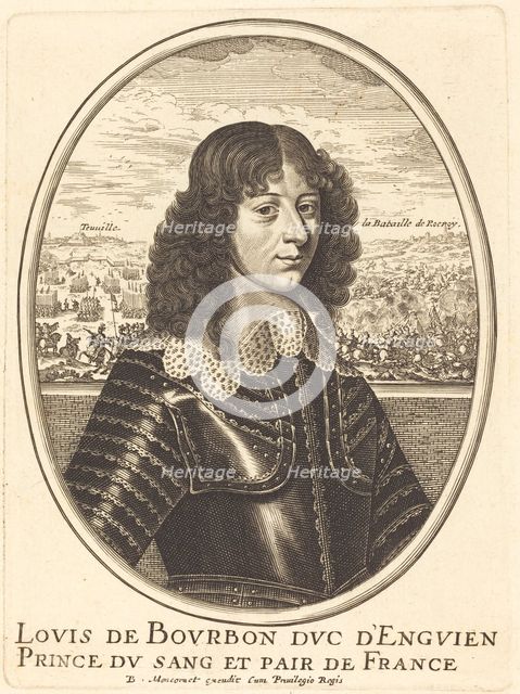 Louis II de Bourbon-Condé. Creator: Balthasar Moncornet.