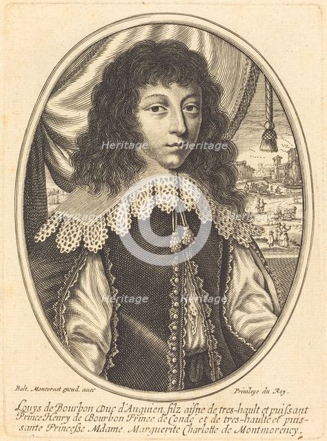 Louis II de Bourbon-Condé. Creator: Balthasar Moncornet.