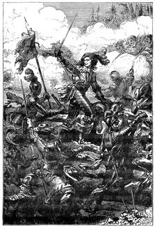 Louis II de Bourbon, Prince de Condé at the Battle of Freiburg, 1898
