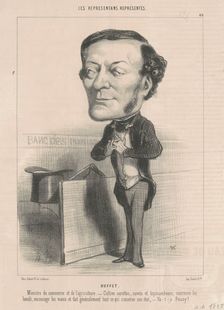 Louis-Joseph Buffet, 19th century. Creator: Honore Daumier