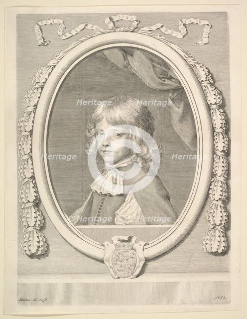 Louis-Joseph de Lorraine, duc de Guise, as a Child, 1659. Creator: Claude Mellan.