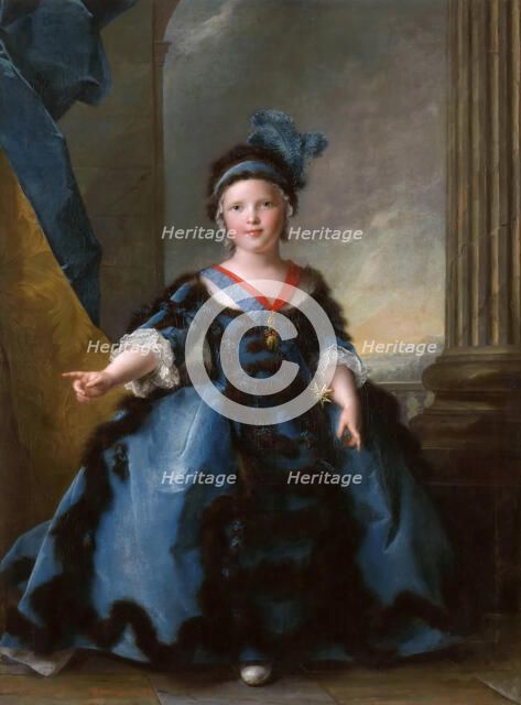 Louis Joseph Xavier, Duke of Burgundy (1751-1761). Artist: Nattier, Jean-Marc (1685-1766)