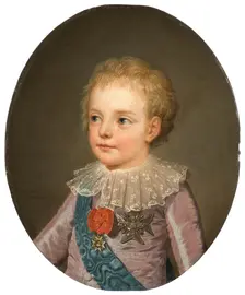 Louis Joseph Xavier François de Bourbon (1781-1789), Dauphin of France, 1784