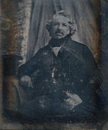 Louis-Jacques-Mandé Daguerre, ca. 1844. Creator: Unknown