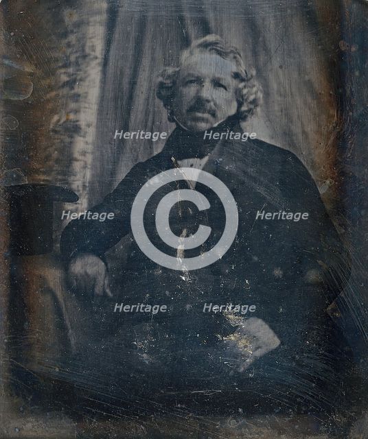 Louis-Jacques-Mandé Daguerre, ca. 1844. Creator: Unknown.