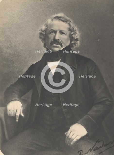 Louis-Jacques-Mandé Daguerre, ca. 1844. Creator: Unknown.