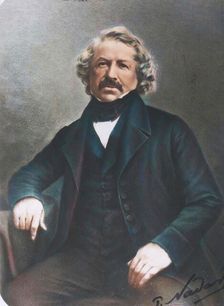 Louis-Jacques-Mandé Daguerre, ca. 1844. Creator: Unknown