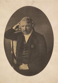 Louis-Jacques-Mandé Daguerre, ca. 1860. Creator: John Jabez Edwin Mayall