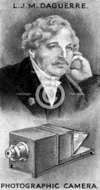 Louis-Jacques-Mande Daguerre, French artist and chemist, (c1924). Artist: Unknown