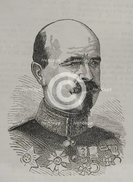 Louis-Jules Trochu (1815-1896), French general and politician, 1870.  Creator: Unknown.