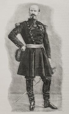 Louis-Jules Trochu (1815-1896), French military and politician, 1891. Creator: R. Cremer