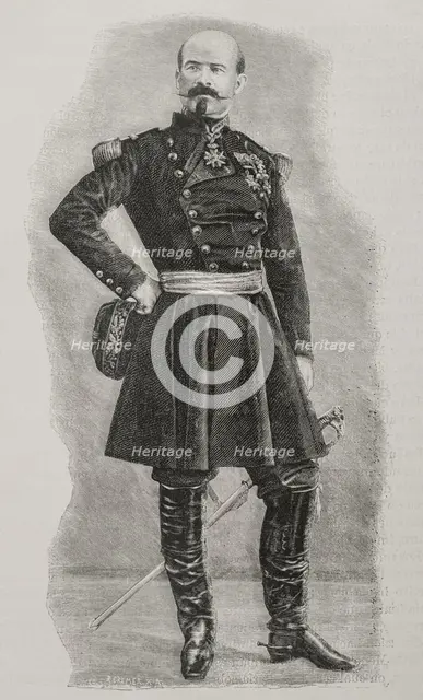 Louis-Jules Trochu (1815-1896), French military and politician, 1891. Creator: R. Cremer.