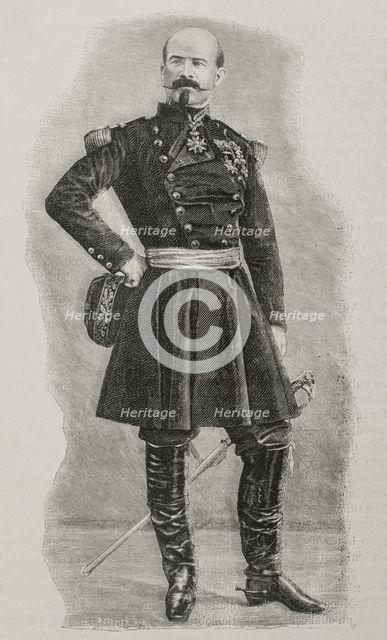 Louis-Jules Trochu (1815-1896), French military and politician, 1891. Creator: R. Cremer.