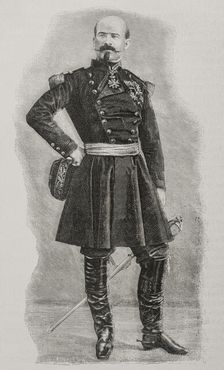 Louis-Jules Trochu (1815-1896), French military and politician, 1891. Creator: R. Cremer