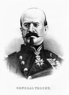 Louis Jules Trochu, French military leader and politician, mid-late 19th century