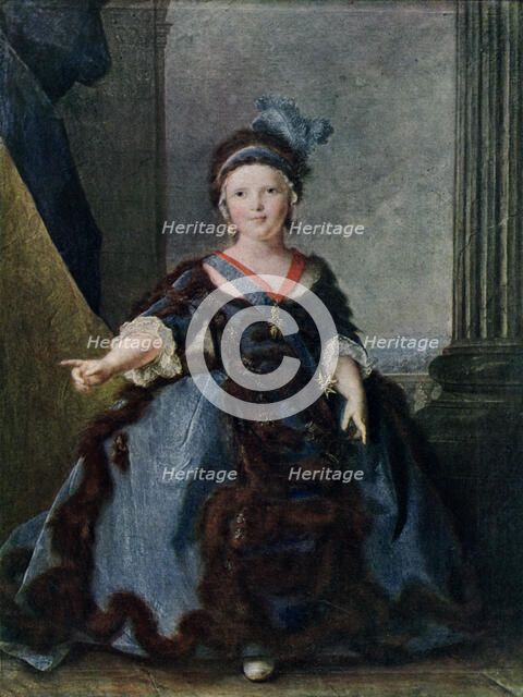 'Louis of France', 1754, (1910). Artist: Jean-Marc Nattier