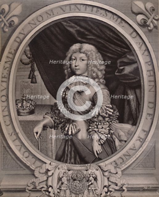 Louis of France, Grand Dauphin, as a child 17th century (1894). Artist: Nicolas de Larmessin II.