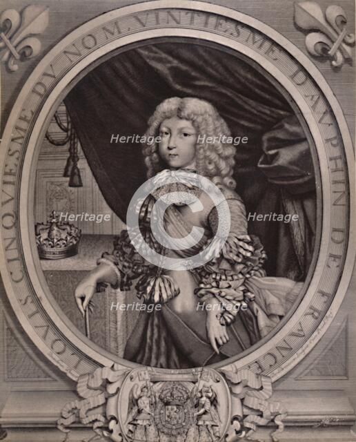 Louis of France, Grand Dauphin, as a child 17th century (1894). Artist: Nicolas de Larmessin II.