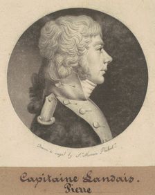 Louis Landais, 1801. Creator: Charles Balthazar Julien Févret de Saint-Mémin