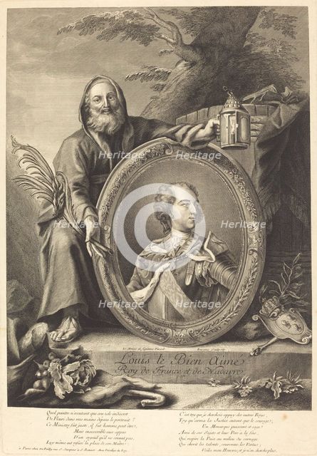 Louis le Bien Aimé. Creator: Pierre François Basan.