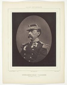 Louis-Léon-César Faidherbe, c. 1876. Creator: Etienne Carjat