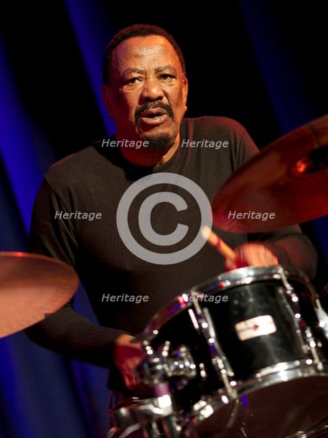 Louis Maholo, 2013. Artist: Alan John Ainsworth.