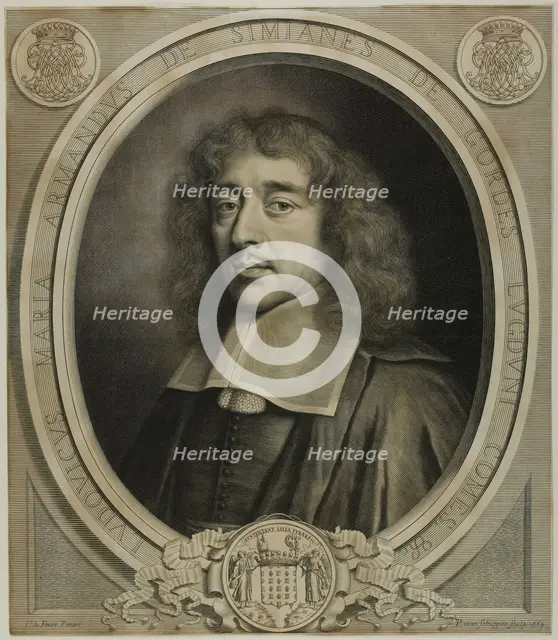 Louis-Marie-Armand de Simianes de Gordes, 1669. Creator: Pierre Louis van Schuppen.