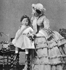 Louis Napoleon, Prince Imperial, as a young child, c1858