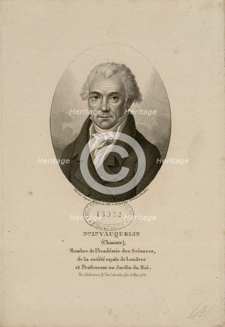Louis Nicolas Vauquelin (1763-1829), .