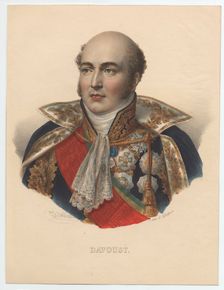 Louis-Nicolas Davout (1770-1823), Marshal of France, 1835. Artist: Anonymous