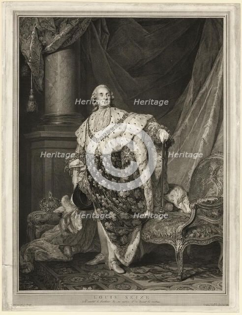 Louis Seize, c. 1793. Creator: Johann Gotthard von Müller.