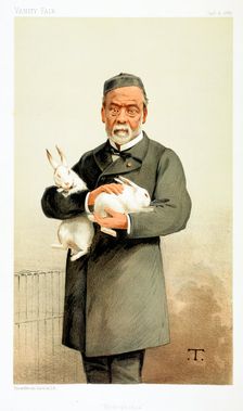 Louis Pasteur, French chemist and founder of modern bacteriology, 1887. Creator: Unknown