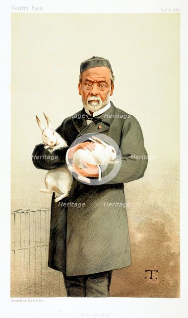 Louis Pasteur, French chemist and founder of modern bacteriology, 1887. Creator: Unknown.