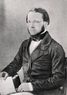Louis Pasteur, French chemist and microbiologist, 1852