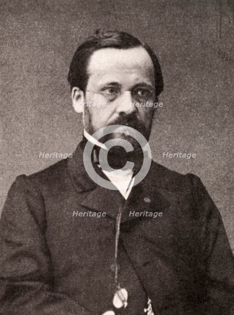 Louis Pasteur, French microbiologist and chemist, 19th century. Artist: Unknown