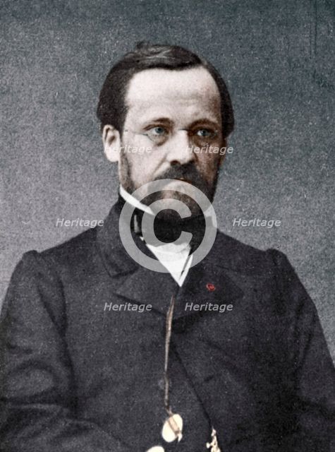 Louis Pasteur, French microbiologist and chemist, 19th century. Artist: Unknown