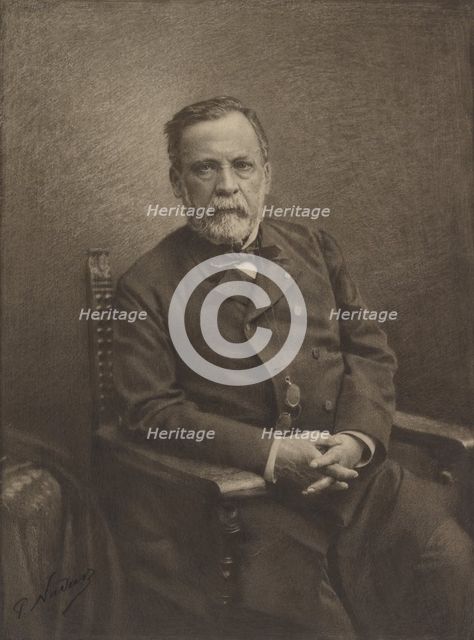 Louis Pasteur, negative 1886; print 1886-1900. Creator: Paul Nadar.