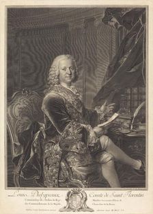 Louis Phelypeaux, comte de Saint Florentin, 1761. Creator: Johann Georg Wille