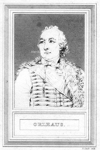 Louis Philippe, Duke of Orleans, (1811).Artist: R Sands