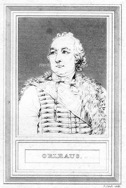 Louis Philippe, Duke of Orleans, (1811).Artist: R Sands