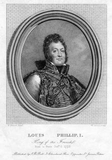 Louis Philippe I, King of France, 19th century.Artist: W Alais