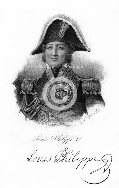 Louis Philippe I, King of France, 19th century.Artist: Delpech