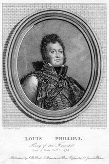 Louis Philippe I, King of France, 19th century.Artist: W Alais