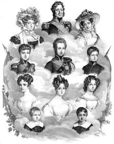 Louis-Phillipe, King of France, and his family, 19th century