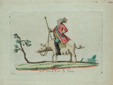 Louis Rides a Pig , 1791. Creator: Anonymous