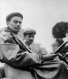 Louis Wagner in a Darracq