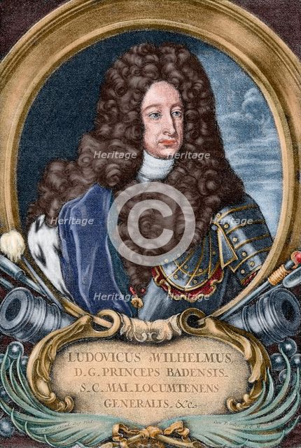 Louis William, Margrave of Baden-Baden (1655-1707), late 17th-early 18th century.  Creator: Elias Christoph Heiss.